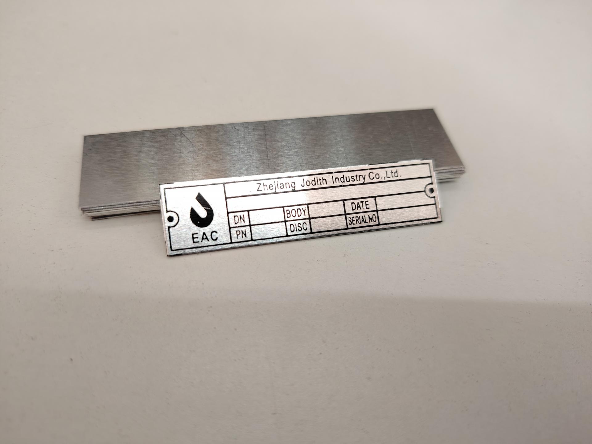 Valve Nameplate & Body Logo Types